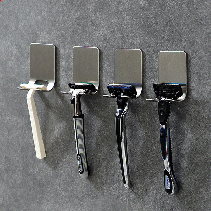 Razor Holder For Men Shaving Shelves Shaver Wall Hook Self